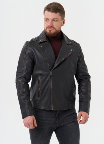 Куртка "косуха" из натуральной кожи