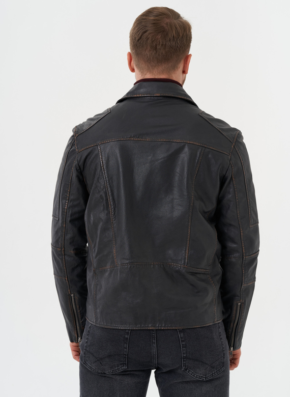 Куртка "косуха" из натуральной кожи