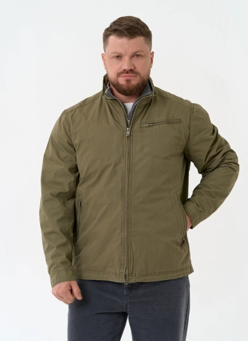 Мужская куртка ветровка с воротником стойкой